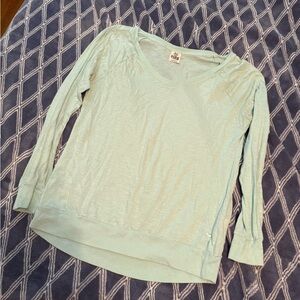 PINK Victoria's Secret Mint Long Sleeve Top